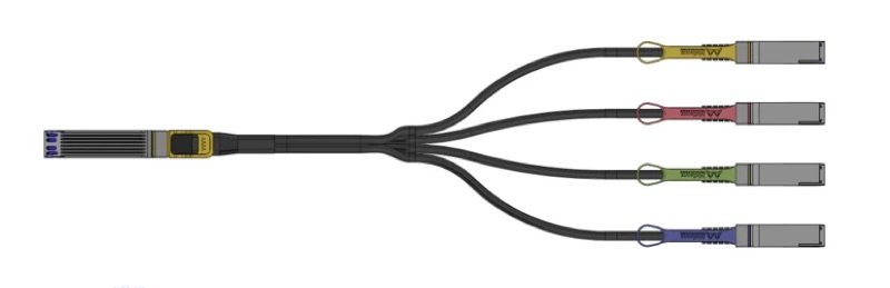800GbE OSFP Breakout DAC Cable, 4m thumbnail 2